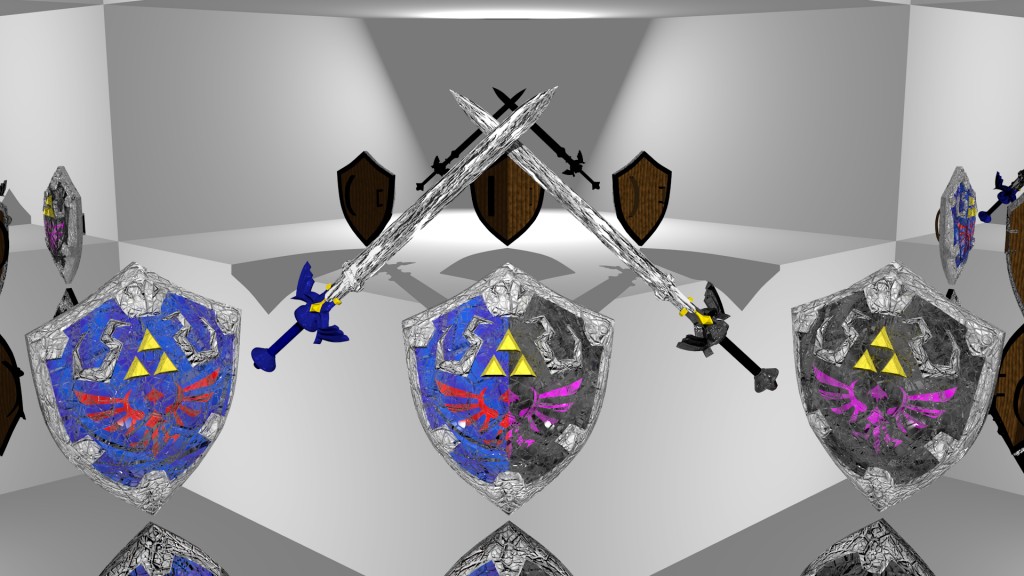 The Master Sword and Hylian Shield from LOZSS preview image 4